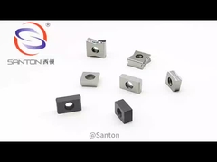 Sisipan Penggilingan Karbida P35 Tidak Dilapisi Sisipan Karbida 90,5 HRA Untuk Mengganti Iscar