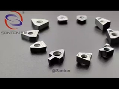 Sisipan Penggilingan Pakan Tinggi Pembubutan Kasar 90,4 HRA Pemrosesan Lubang Dalam