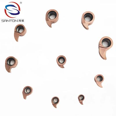 Alternative Coated Brown Comma Cutting Inserts Carbide Cnc Cutting Inserts