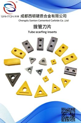 Beli CVD/PVD dilapisi Cemented Carbide Inserts Untuk Tube Scraping Inserts Series online manufacture
