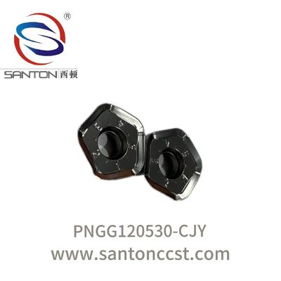 Masukan penggilingan feed tinggi dengan kekerasan 90,5 HRA dan kelas P30 untuk pengolahan stainless steel