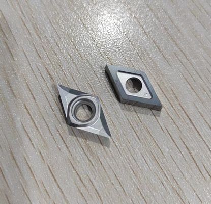 DCGT11T304-PM2 Tungsten Carbide insert turning untuk aplikasi aluminium atau non-ferrous