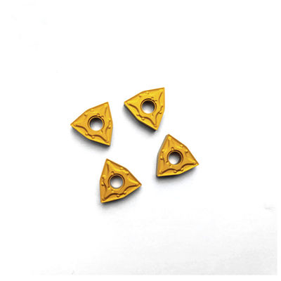 Harga bagus Sisipan Alat Potong Karbida Lapis CVD K10 Kekerasan Merah Tinggi Beban Dampak on line