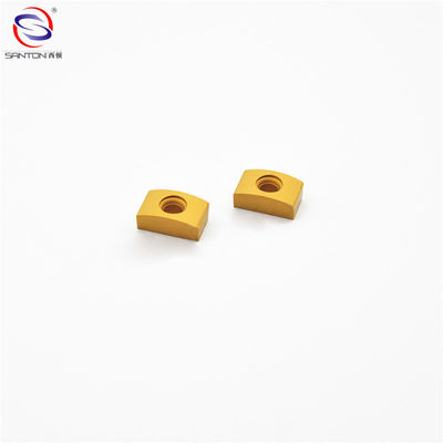 Harga bagus Cemented Ground Carbide Milling Inserts P30 Dengan Ketahanan Kejut Tinggi on line