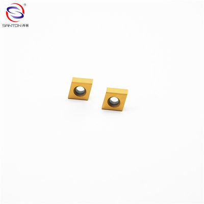 Harga bagus YG8 Inserts Karbida Indeksable 91.5 HRA baja mangan tinggi CVD dilapisi on line